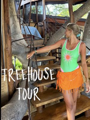 The moment you’ve all been waiting for: @Mahina tour!! Seriously the coolest place EVER. I am truly mesmerized by the time, effort, and pure genius it took for this treehouse to be built. You will NOT want to miss this on your next trip to Honolulu!!! I wish I could stay forever 🥲🌳