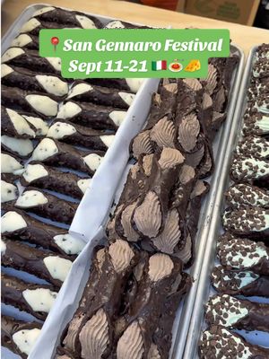 Only the bravest make it out to live the tale🫡 📍San Gennaro Festival from Sept 11-21 (it’s all over Little Italy along Mulberry St but if you plug in @CafeBelleNYC that’s a good starting point!) #sangennaro #sangennarofeast #littleitaly #nycitalianfood #thingstodoinnyc 