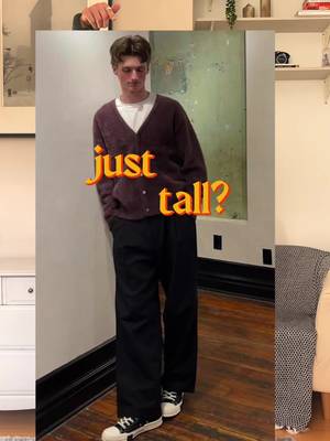 Is it a fit or is he just tall? Let me know what you think 💭  #mensfashion #menstyle #mensoutfits #shortguy #grwm 