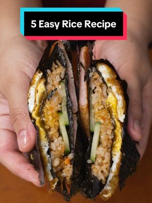 5 easy rice recipe using UFC Fun Chow Rice Mixe, from fried rice to Onigiri to rice cooker hacks 🍚 Quick & instant Kimchi rice, Bulgogi Rice, Bibimbap Rice, Meaty Fried rice and Seafood Fried Rice 🤤 #food #foodlovers #fyp #abimarquez #lumpiaqueen @nutriasiainc 