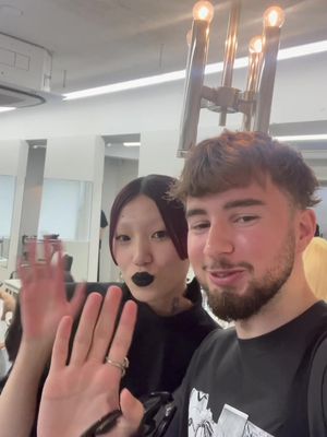 I got a haircut by Momo ! #japan #tokyo 