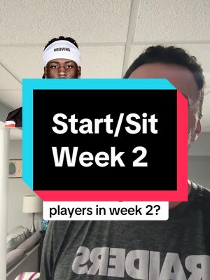 Are you starting these players in week 2? #fantasyfootball #fantasyfootballtips #fantasyfootballadvice #raiderswalterpicks #nflfantasy 