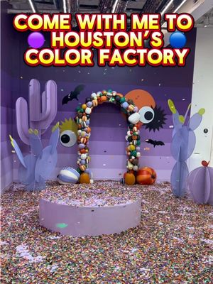 ✨ Houston, come with me to @Color Factory ! Right now they’re featuring Haunted Hues 🎃👻 — a spooky, colorful twist that makes this immersive experience even more fun. From playful rooms that spark joy to reflective spaces inspired by Houston’s color palette, you’ll see, taste, hear, and feel color in ways you’ve never imagined. It’s the perfect spot for friends, a unique date, or just to brighten your day 🌈 Plan to spend about an hour exploring, and don’t forget to snap some pics — this is easily one of the most colorful places in Houston. 📍Color Factory Houston 3303 Kirby Dr, Houston, TX 🅿️ Discounted parking at Arrive Upper Kirby Garage (across the street) ⏱️ Plan 1–1.5 hours to explore 👻 Haunted Hues open now through November 3rd #colorfactory #colorfactoryhou #hauntedhues #houstonthingstodo 