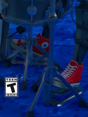 guaranteed gg in chucks. now live in the @fortnite shop.