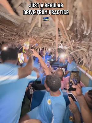 𝐓𝐡𝐢𝐬 𝐢𝐬 𝐨𝐮𝐫 𝐓𝐞𝐚𝐦 𝐁𝐮𝐬… 🇨🇼💙 …and this is how we travel to and from practice. Always positive vibes with The Blue Wave! #TheBlueWave #Curaçao #dance #viral #dancing 