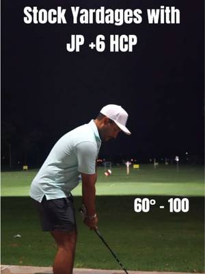 2025 Stock Yardages + Slo Mo swings #golf #fyp 