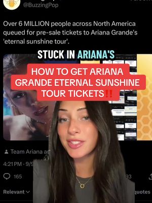 This is how you get the best priced Eternal Sunshine tickets #arianagrande #arianagrandefan #eternalsunshine #tour #arianagrandetour  