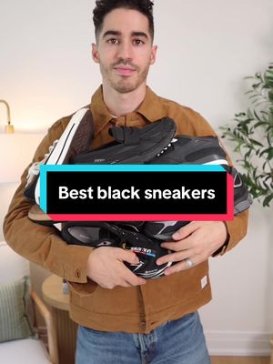 Black sneakers I am wearing right now 🖤 what shoe did I miss? #sneakers #blacksneakers #mensfashion 