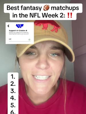 Do you agree? Make sure to start these guys this week! #nflweek2 #walterpicks #fantasyfootball #eagleswalterpicks #nflfans 