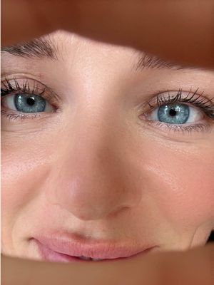 Peekaboo, I see you 👀 #fyp #blueeyes #oceaneyes 