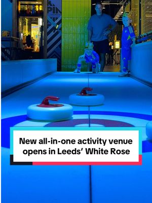The White Rose in Leeds has a HUGE new addition 🤩🎳 @King Pins has made its Leeds debut - a venue packed full of your favourite games and arcades, all under one roof!  From ten-pin bowling to shuffleboard and interactive darts - you name it, they have it 🙌 There’s even some games you might have never played before, like Crazy Pool, a mash-up of crazy golf and pool 🎱🤪 Or give ’ice-free’ curling a shot too! 🧊 They even have karaoke booths!  King Pins is officially open in  @White Rose Shopping Centre! 🤍 #leeds #gamingbar #leedsfood #thingstodoinleeds #leedsbars 