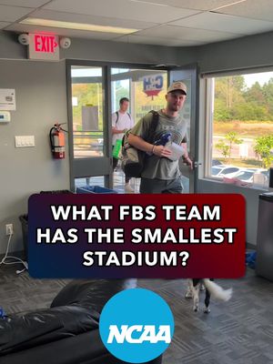 Which FBS team has the SMALLEST stadium? #CollegeFootball #fbs #football #ncaa #ncaafootball 