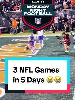 Attending three NFL Games in five days is INSANE 😭 #nfl #football #fyp #sports #TickPickPartner Thursday Night Football TNF Monday Night Football MNF Loebsleads