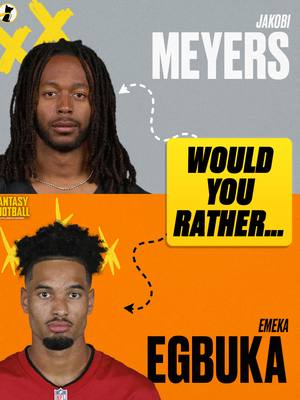 If You Could Trade Emeka Egbuka for Jakobi Meyers, Would You Do It?! 🤔 #EmekaEgbuka #JakobiMeyers #FantasyFootball #NFL