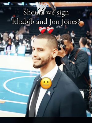 Khabib ain’t even dribbling 😭😭 #UFC #jonjones #khabib #basketball #gdfactoryclips 