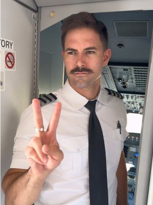 Pilot: ✌️ = 2 Flight Attendant: ✌️ = main character energy 💃 Both are correct tbh. 😂 #CrewTok #FlyFrontier #FlightAttendantLife #CabinCrew #FlightAttendantHumor 