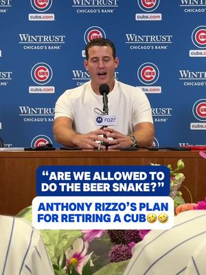 You can take the man out of Wrigley…🤣 #anthonyrizzo #rizzo #MLB #chicagocubs #cubsfan 