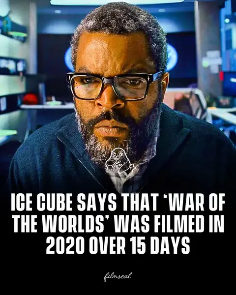The 2025 War of the Worlds starring Ice Cube was filmed in just 15 days during 2020. Production made heavy use of “screenlife” style (watching through phones, computers etc.) which allowed actors and crew to operate more separately. #FilmSeal #films #movies #cinema 