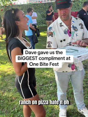 We love you too @Dave Portnoy #onebitefest #daveportnoy #noranch #nypizza #pepperoni 