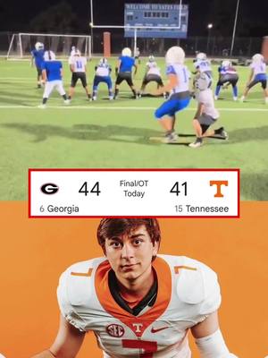 No hate but that kick was BADDD 😭 #tennessee #fieldgoal #miss #georgia #CollegeFootball 