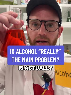 Is alcohol “REALLY” the main problem? #Cheers #drinktok #feelbetter #Science #weekend