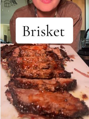 I cooked my very first Brisket #brisket #cookingtiktok #Foodie #cookwithme #fyp