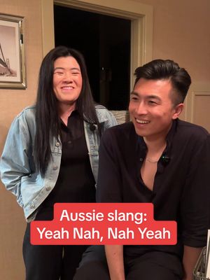 Asking my American cousin Chris to guess the meaning Australian slang - ‘Yeah Nah, Nah Yeah’ #australian #slang #aussie #chinese