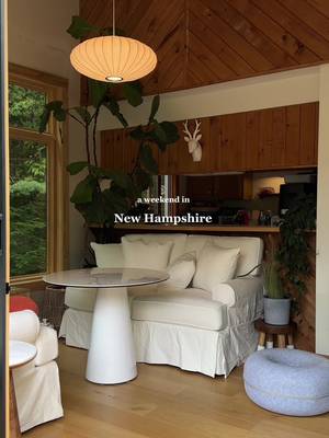 a weekend in New Hampshire at our cozy cottage 🍂🥹🤍 #cozyathome #newhampshire #autumn 