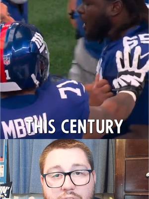 Giants offensive lineman James Hudson becomes the first player this century to be penalized four times in one drive. Here's how it happened. #giants #nygiants 