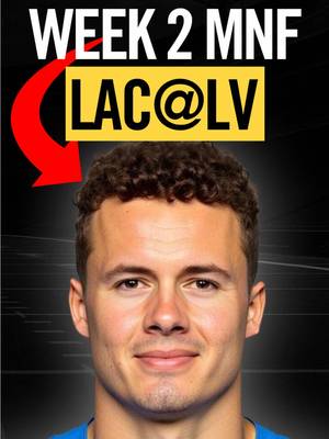 🔥 These are the best picks on Monday Night Football Start with Herbert He just threw for 318 yards in Week 1… And now faces a Raiders defense that gave up a league-high 46 pass attempts. Bottom-3 secondary. Pass-heavy game script. Next — Ladd McConkey He earned a 26% target share last week. But he’s not just a slot guy anymore. He’s getting vertical — and the apps haven’t adjusted. Leg 3: Geno Smith attempts It’s not about completion rate — it’s about volume. And in this matchup, the pace will force it. The Raiders can’t run. The Chargers throw nonstop.. Jakobi Meyers is next 10 targets. 97 yards. 30% of the pie. He’s locked into the slot… And that’s a perfect match for Geno’s style. Leg 5? Cameron Dicker points The Chargers are top-5 in implied total this week… And Dicker cleared this line in 4 of his last 5 full starts. And the closer? Give me Quentin Johnston to find the end zone.