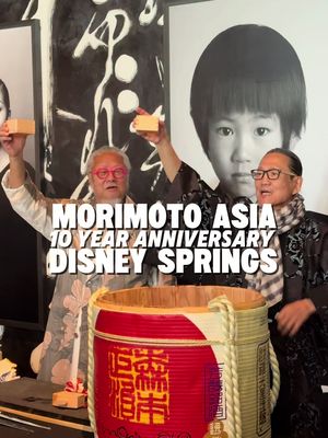 @Chef Morimoto Morimoto Asia at Disney Springs celebrated their 10 year anniversary today with chef carving a whole bluefin tuna and special tastings - happy 10 years Morimoto Asia!