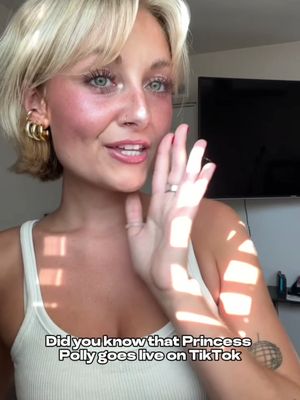 Join us on TikTok Shop Live for exclusive deals and giveaways ⭐️ Dates and times below!  📲 9/16 2:30PM-5:30PM PST 📲 9/17 12:30PM- 3:00 PM PST 📲 9/18 1:30PM - 5:30PM PST #princesspolly #princesspollytiktokshop #princesspollytiktokshoplive #tiktokshoplive