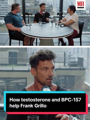 Actor Frank Grillo explains to @Ebenezer Samuel and Dr. Pat Davidson how testosterone and BPC-157 aid his training and life. Check out the full podcast episode on YouTube at link in bio. 