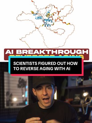 Scientists just figured out how to reverse aging with AI #ai #artificialintelligence #Tech #techtok #technology #Science #sciencetok #longevity #aging 