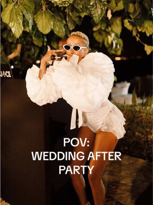 He knows what he married 😏  I saved up all my social battery for this moment ty @DJ Ace  #weddingdress #bride #2025bride #weddingafterparty 