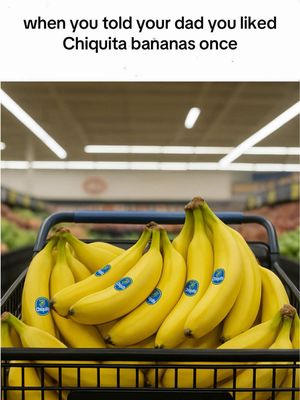 The dad starter pack: grill, dad jokes, and stocking up on the one thing you like. 🍌🤭 #LikelyTheBestSnackEver