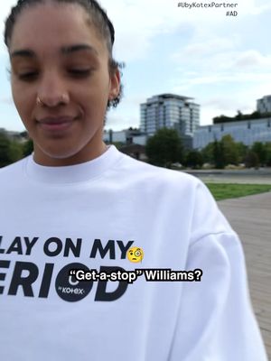 Caught by the period paparazzi in my sweatsuit‼️ I got here by playing on my period, and with powerful protection by @ubykotex, I won’t stop. Next generation: keep playing, keep winning. #UbyKotexPartner #ad #playonmyperiod 