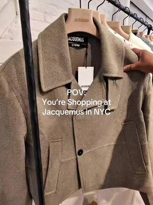 Luxury shopping at Jacquemus for Fall Winter clothing in NYC #mensfashion #luxury #luxuryfashion #mensfashion #mensoutfitideas @Jacquemus 