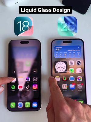 It’s official! iOS 26 has been released on iPhone and Liquid Glass is here. Are you going to update to iOS 26? #ios26 #ios26update2025 #ios18vsios26 #iphoneupdate #ios26features 