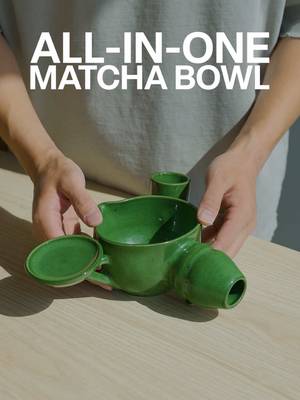 my first attempt at a chawan (ty alaina @Littlematchstudio) for doing 80% of the work and bringing my vision to life #matcha 