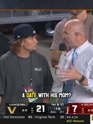 Diego Pavia’s WILD promise to Theo Von 😂 #CollegeFootball #theovon