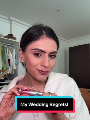 Regrets I had about my wedding!  @Huda Beauty colour corrector peach & nude palette  @Kosas concealer  @L'Oréal Paris UK mascara  @NARS Cosmetics foundation Punjab  @maccosmetics lip liner whirl  @Charlotte Tilbury lipstick pillow talk  @Rare Beauty blush in Joy  @Laura Mercier setting powder  @Blink Brow Bar eyebrow pencil @Armani beauty gloss  @alo jumper 