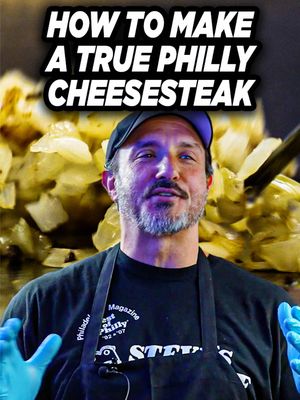 How to make a Philly Cheesesteak at home! The key is in the cut, and freezing your meat (so it cuts better!) #phillycheesesteak #phillyfoodies #cheesesteak #cookingshow 