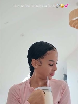 Two weeks later but better late than never 😂🤝🏽🥹💕  #imjustagirl #engaged #lovergirl #birthdaygirl #adayinmylife 