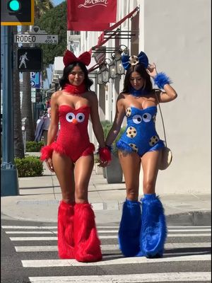 Can you tell me how to get to Sesame Street? ❤️💙 🔎 Friendly Street Creature 5 Piece Costume Set⁠ 🔎 Cookies In The Jar 6 Piece Costume Set⁠ #fashionnova #tiktokfashion #Halloween #elmo #cookiemonster