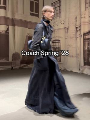 #CoachSpring26 by @Stuart Vevers, all about the delicate balance of polish and shine with grit. Very New York 🏙️🖤 #NYFW #CoachNY