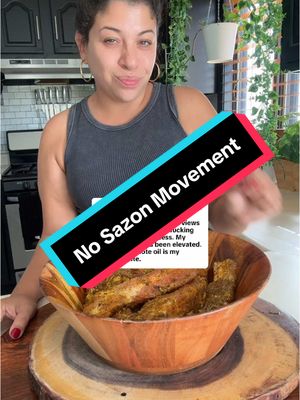 Replying to @maruhh.xx No Sazon movement! Use your roots bring back Achiote Oil and tomato based Sazon! Healthy cooking! #achioteoil #puertoricanfood #puertoricanrecipes 