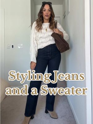 Replying to @ellewadd Why I would never wear the first outfit and how to elevate your jeans and a sweater outfits for fall! #stylehelp #chicstyle #elevatedstyle #fallfashion #jeansandasweater 