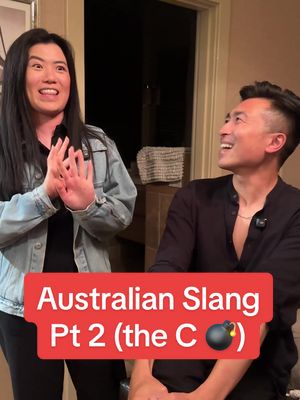 Aussie Slang (Part 2): Corrupting my American cousin with how we use the C-💣  #australian #aussie #american #funny #languag 
