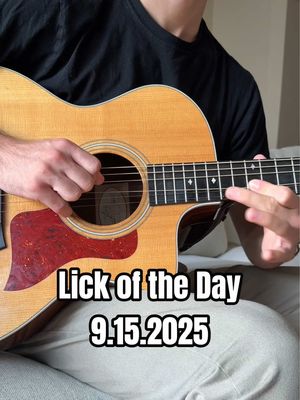 Should I do more of these? #lickoftheday #guitartok #taylorguitars #guitarriff #pentatonic #bluesscale #gmajor #eminor